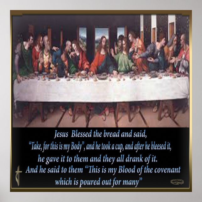 Póster El poster de la última cena (Frente)