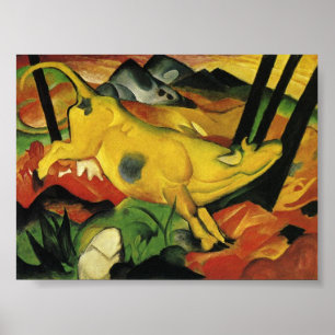 Póster El Poster de la vaca amarilla