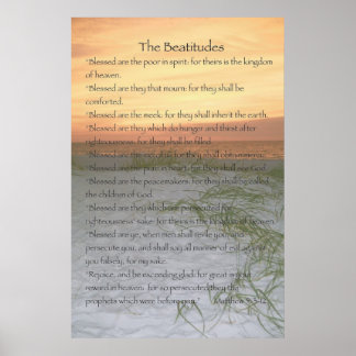 Póster El Poster de las Beatitudes (vertical)