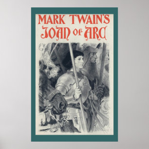 Póster El Poster de Mark Twain de Joan of Arc