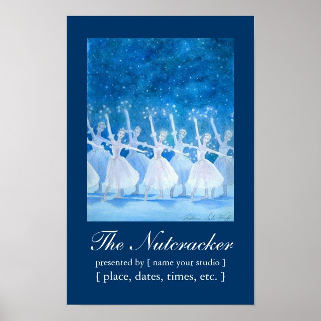 Póster El Poster de Nutcracker (personalizable) (Frente)
