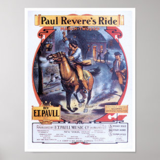 Póster El poster de Paul Revere
