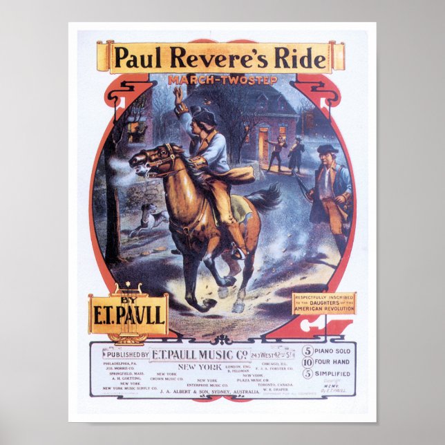 Póster El poster de Paul Revere (Frente)