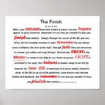 El Poster de poemas inspiradores de fin