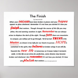 Póster El Poster de poemas inspiradores de fin