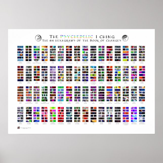 Póster El Poster de Psicodelia I Ching (Frente)