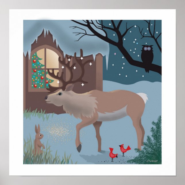 Póster El poster de renos (Frente)