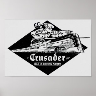 Póster El poster de Streamliner del cruzado del