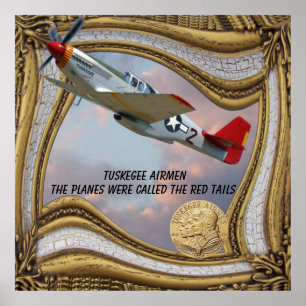 Póster El Poster de TAILS RED-Airmen de Tuskegee