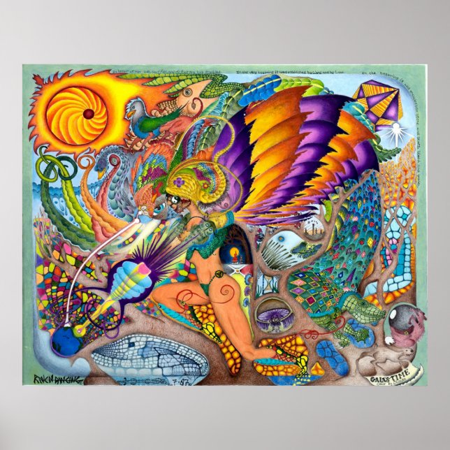 PÓSTER EL POSTER DE TIEMPO DE GAIA (Frente)