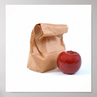 Póster El Poster del almuerzo del saco