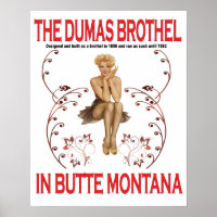 El Poster del burdel de Dumas