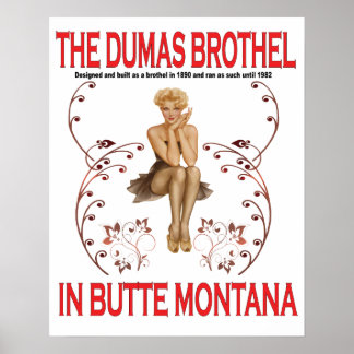 Póster El Poster del burdel de Dumas