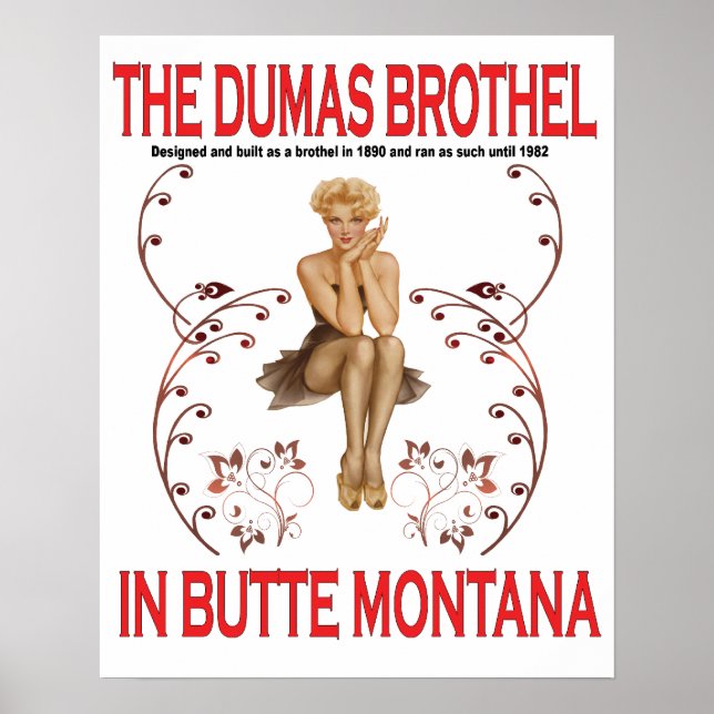 Póster El Poster del burdel de Dumas (Frente)
