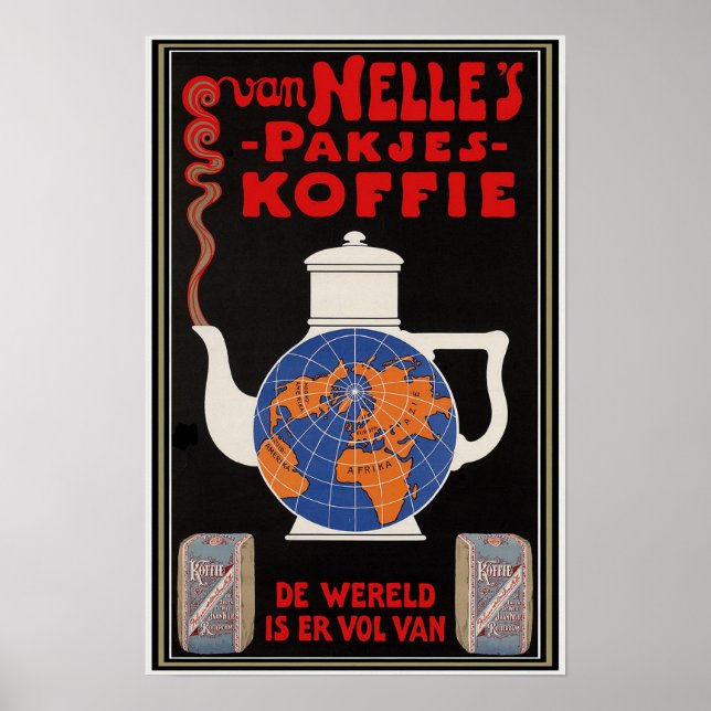 Póster El Poster del café de Van Nelle (Frente)