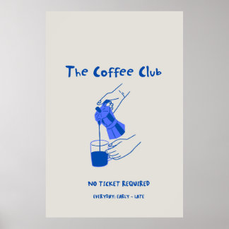 Póster El Poster del Coffee Club
