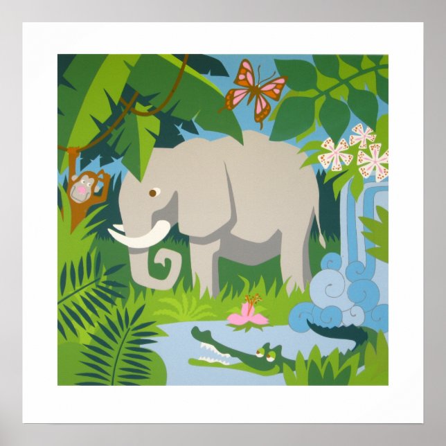 Póster El poster del elefante (Frente)