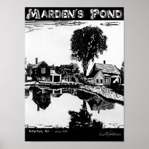 Póster El Poster del estanque de Marden