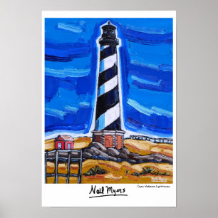 Póster El Poster del faro de Cape Hatteras