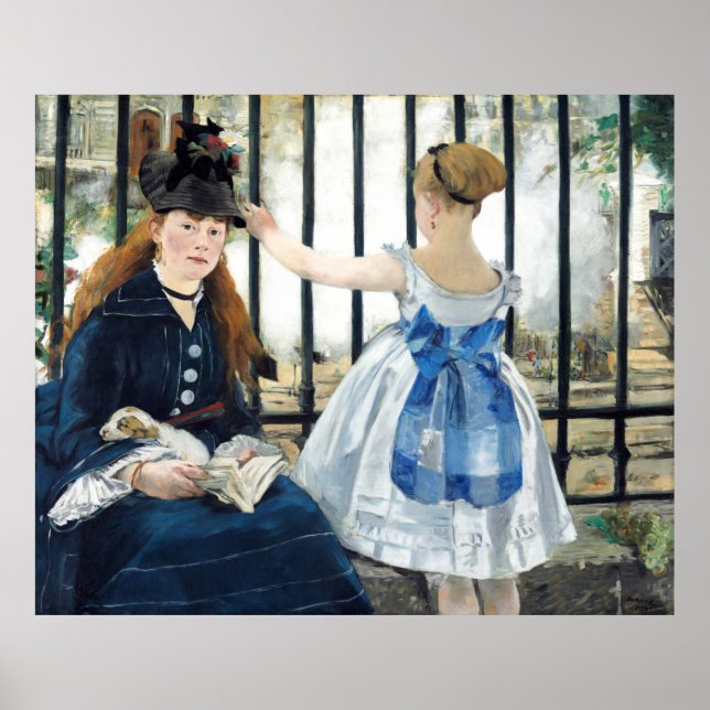 Póster El Poster del Ferrocarril Edouard Manet (Frente)