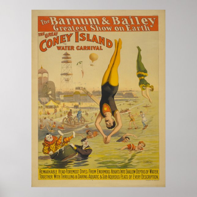 Póster El Poster del Gran Carnaval del Agua de la Isla de (Frente)