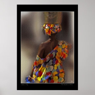 Póster El Poster del hombro de África