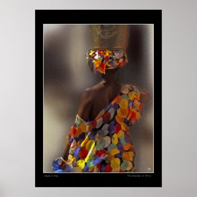 Póster El Poster del hombro de África (Frente)