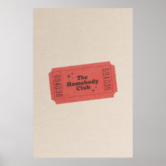 Póster El Poster del Homebody Club