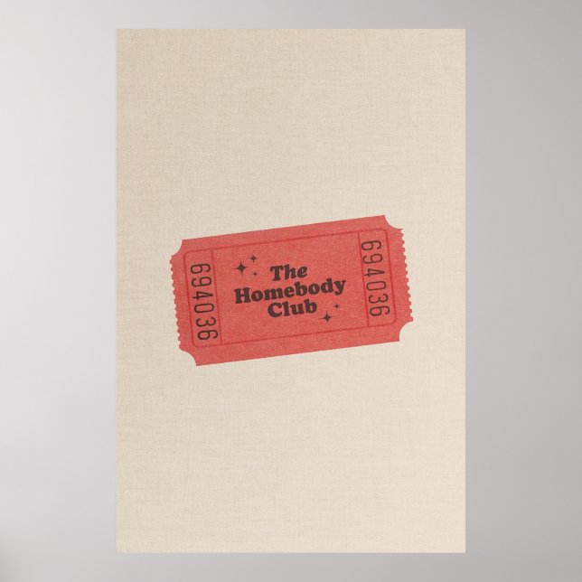 Póster El Poster del Homebody Club (Frente)