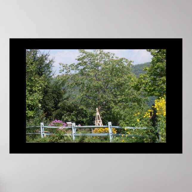 Póster EL poster DEL JARDÍN RURAL (Frente)