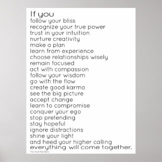 Póster El Poster del Manifiesto Tarot