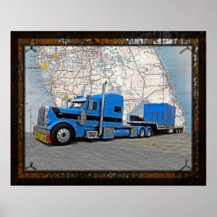 Póster El Poster del mapa 379 de Hump