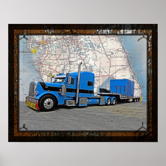 Póster El Poster del mapa 379 de Hump (Frente)