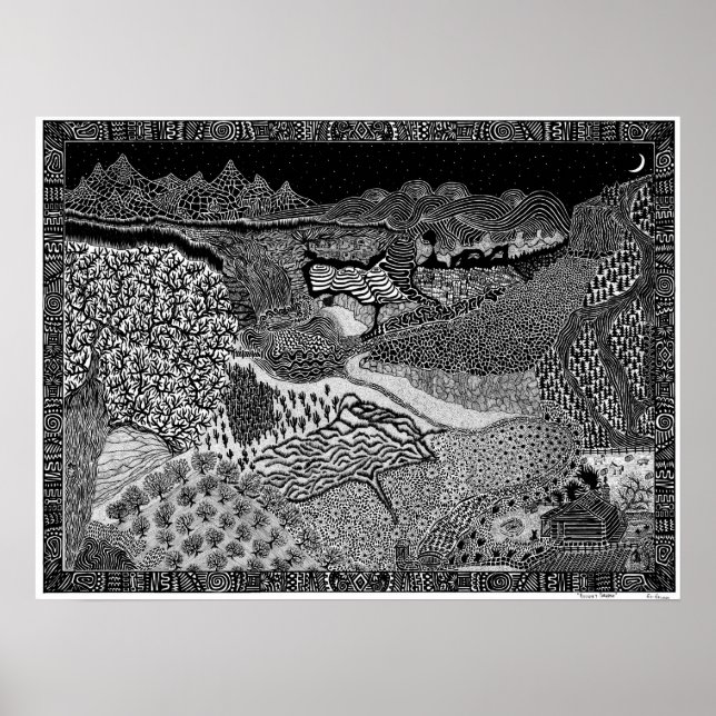 Póster El Poster del paraíso de Recluse (Frente)