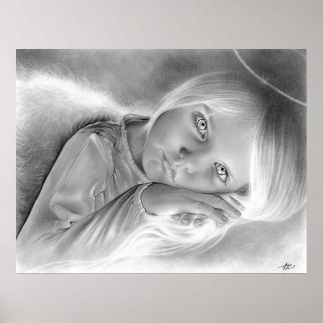 Póster El Poster del pequeño ángel del cielo (Frente)