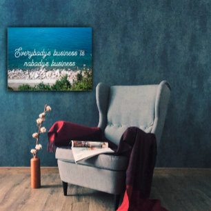 Póster El poster del proverbio empresarial de todos