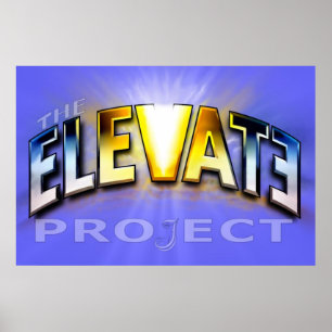 Póster El poster del proyecto de la elevación