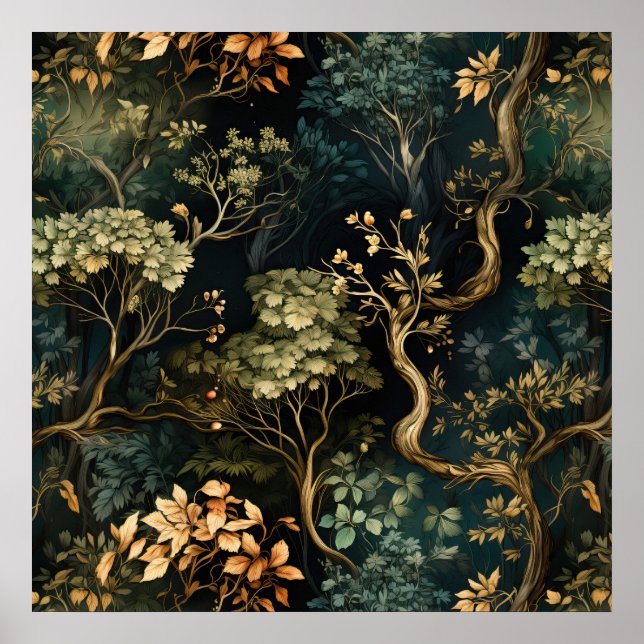 Póster El Poster del tapiz de la naturaleza (Frente)