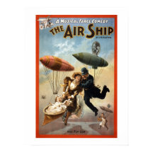 El Poster del Teatro Airship Vintage.