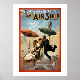 Póster El Poster del Teatro Airship Vintage.