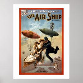 Póster El Poster del Teatro Airship Vintage.