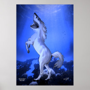 Póster El poster del tiburón del caballo