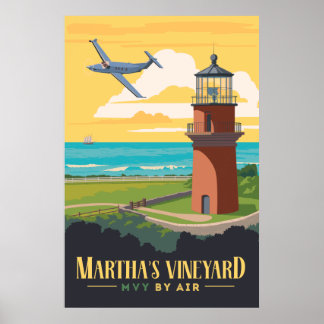 Póster El Poster del viñedo de Martha