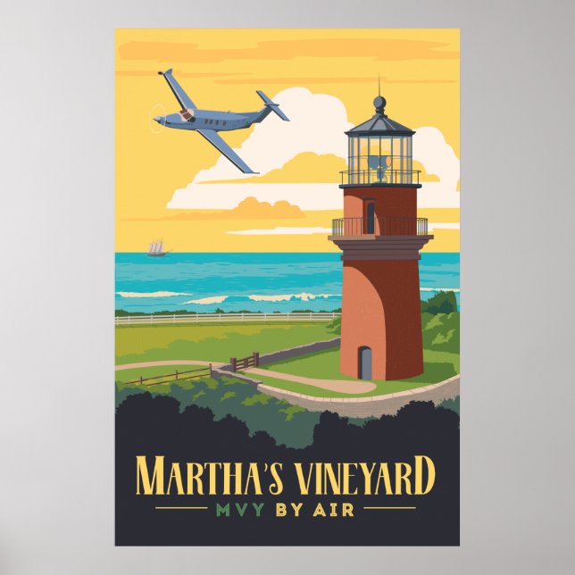 Póster El Poster del viñedo de Martha (Frente)
