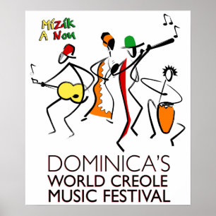 Póster El Poster del WCMF en Dominica