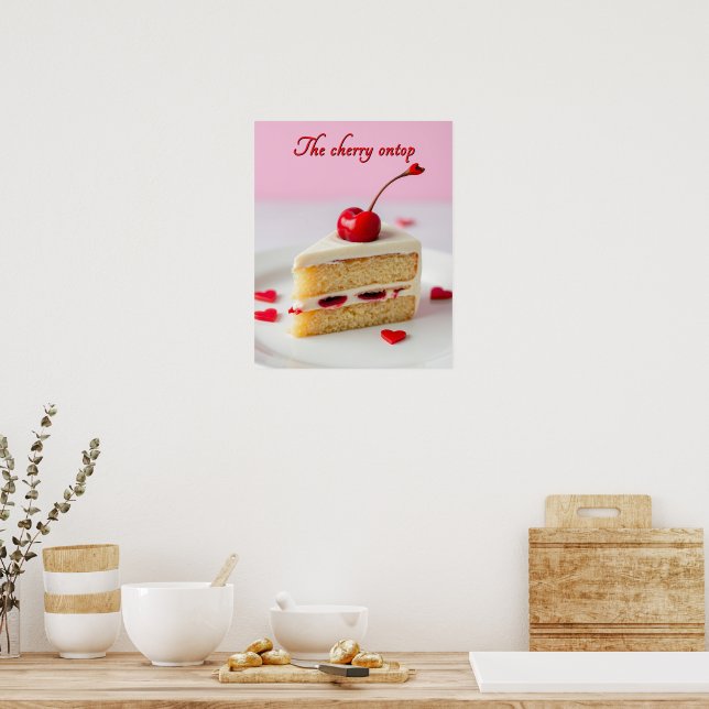 Póster El Poster en la cima del cerezo (Cocina)