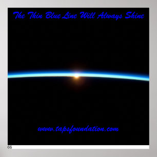 Póster El poster fino de Blue Line