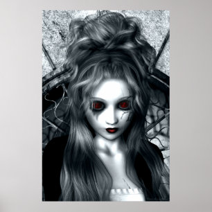 Póster El poster gótico olvidado de las ilustraciones de