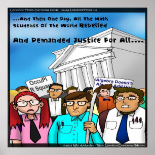 Póster El Poster gracioso de la Gran Rebelión Geek de Mat