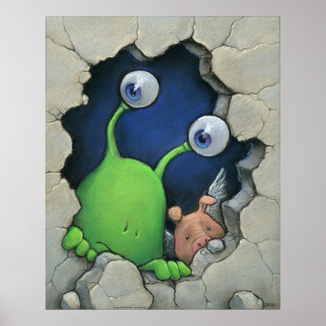 Póster el poster innovador de sluggo (Frente)